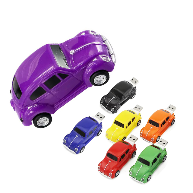 Custom logo Plastic Car Shape USB Pendrive 128GB 3.0 Pen Drive 32GB 64GB USB Stick 2.0 8GB USB Thumb Drive 16GB USB Flash Drive