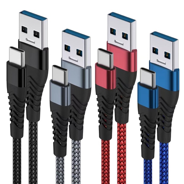 Factory Hot Sale 5v2.4a Nylon Braided for Iphoe Data Cable for Samsung Google Sony Lg Cell Phone