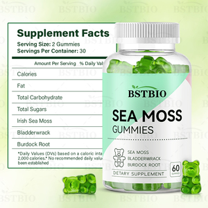 BSTBIO private label Supplements <strong>Sea</strong> <strong>Moss</strong> Extract Powder Vegan Irish Seamoss Gummies - Product Image 3