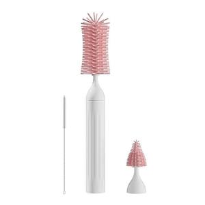 Cepillo de limpieza de biberones de silicona con cerdas suaves, diseño moderno para la limpieza de biberones - Product Image 6