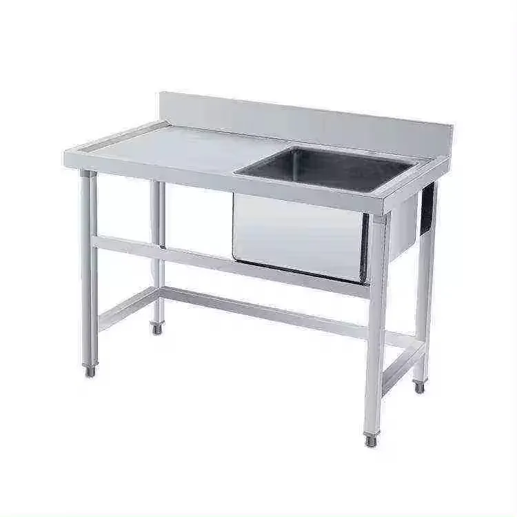 Factory Manufacture High Quality Commercial Solid Durable Single Slot Wash Basin Kitchen Sink