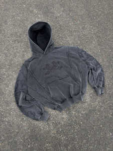 Felpa con Cappuccio Personalizzata con Logo Stampato, Pullover in Cotone con Design Patchwork, Stile Unico per Uomo - Product Image 4