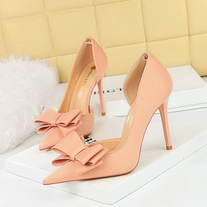 Best Seller Designer Fashion 2025 Sweet Pointed Toe <b>Bows</b> Stiletto High Heels for Ladies - Product Image 2