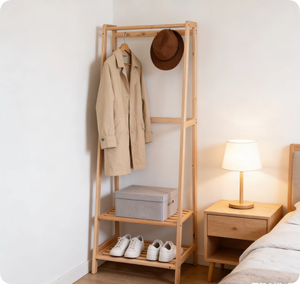Estante <span class=keywords><strong>de</strong></span> <span class=keywords><strong>Madera</strong></span> <span class=keywords><strong>de</strong></span> 3 Niveles, Multicolor, para Exhibición <span class=keywords><strong>de</strong></span> Abrigos, Sombreros, Decoración del Hogar, Plantas, Sala <span class=keywords><strong>de</strong></span> Estar, Oficina - Product Image 4