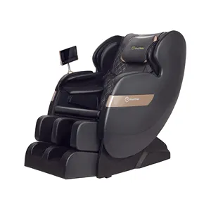 أفضل كرسي مساج كهربائي بدون جازبية في الصين من Real Relax كرسي مساج ثلاثي الأبعاد ورباعي الأبعاد سرير مساج كامل الجسم 2022