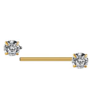 Anillos de Titanio G23 para <span class=keywords><strong>Piercing</strong></span> de Pezón, Joyería Corporal de Moda, <span class=keywords><strong>Piercing</strong></span> Sexy para el Pecho, Chapado en Oro con Circonita, Joyería de <span class=keywords><strong>Piercing</strong></span> Personalizada, Regalo - Product Image 5