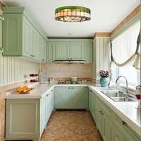 Lámpara Colgante de Vidrio Estilo Mediterráneo Hecha a Mano con Base de Acero, 16 Pulgadas, Color Verde, 2700K Blanco Cálido, E-27