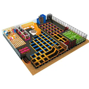 실내 놀이 시설 성인 트램펄린 공원 대형 트램폴린 체육관 어린이 놀이 공원