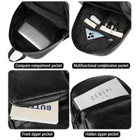 Sac à dos personnalisé en cuir PU, loisirs, extérieur, décontracté, sport, collège, imperméable, Mochila, sac à dos de voyage, sac à dos pour ordinateur portable