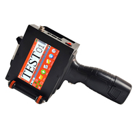 Imprimante à jet d'encre portable DMX 50mm Boîte de pistolet Sacs Date Numéro Texte Machine à jet d'encre