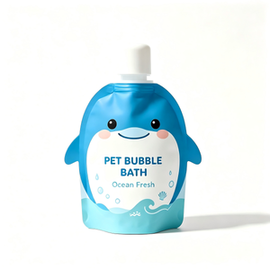 Pochette souple personnalisée avec bec verseur, sans BPA, pour emballage de liquides (shampoing pour animaux, produits de toilettage, lotion de lavage) - Product Image 4