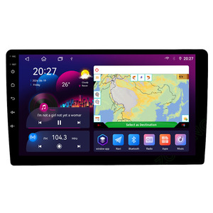 Reproductor Multimedia para coche, Unidad Principal Universal de 10,2 pulgadas, DSP, 4G, Carplay, Android, pantalla de vídeo, Audio estéreo, Radio, navegación GPS - Product Image 1