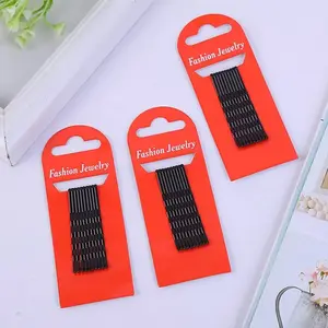 2Inches Hair Pins Kit Secure Hold Bobby Pins Clips for Women Girls and Hairdressing Salon With Clear Storage Card