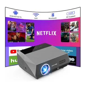 Hot Caiwei A12 15000 Lumens Chiếu HD 4K 1080P Rạp Hát Tại Nhà Xách Tay Máy Chiếu