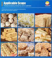Ligne de production automatique de boulettes de riz soufflé, machine de formage de snacks céréaliers pour boulettes de riz, barres céréalières et craquelins de riz