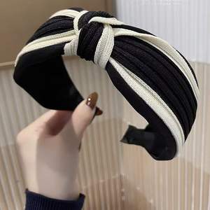 แถบคาดศีรษะถักขอบกว้างสำหรับผู้หญิง - Product Image 3