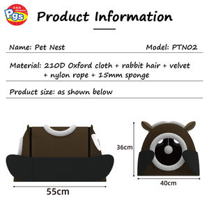 Prodigy PTN02 lit doux personnalisé en gros pour animaux de compagnie pour chats - Product Image 6