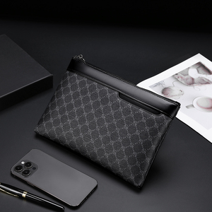 Bolso de Mano Ejecutivo para Hombre, de Alta Calidad, con Ranuras para Tarjetas, Ligero, con Correa de Muñeca Extraíble de PU Impermeable - Product Image 1