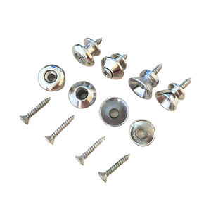 Guitar Accessories <b>Metal</b> Belt Buckle Mushroom Tail <b>Pegs</b> Standard Guitar Buttons Made of Plastic - Product Image 1