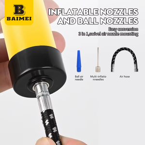 BAIMEI Soccer Ball Hand Held <strong>Air</strong> <strong>Pump</strong> Inflator With Needle - Product Image 2