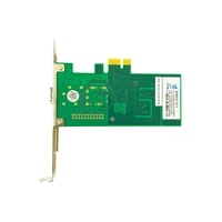 Kartu jaringan adaptor Ethernet 1Gb satu Port SFP PCIE peralatan serat optik dengan Chip jaringan I210IS produk jaringan NIC