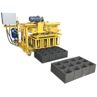 Machine à fabriquer des blocs de ciment QT40-3 à faible investissement pour la production de briques