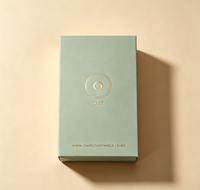 Boîte cadeau magnétique coulissante en papier rigide avec logo en feuille d'argent de luxe personnalisée pour parfum, bijoux, emballage cosmétique, matériaux recyclés
