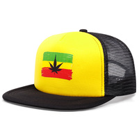 Topi 5 Panel Musim Panas Grosir, Topi Trucker Berbahan Busa dengan Pinggiran Rata, Gorras Hip Hop, Topi Jaring Sablon, Santai untuk Luar Ruangan, Pantai, Memancing