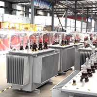 Transformateur de puissance à bain d'huile haute performance S11/S13 triphasé 11 kV 1000-2500 kVA pour réseau électrique