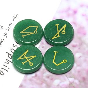 Commercio all'ingrosso Ametista Naturale di Palma Rune di Pietra Set Inciso Pietre Per Divinazione - Product Image 6