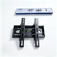 Braket Dinding TV Universal Tilt Heavy Duty dengan Penyangga Baja dan Level Terintegrasi untuk Layar LCD LED Plasma 15-37 Inch
