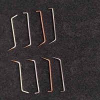 Aiguille de sonde en acier tungstène plaqué or pour test ponctuel de puces IC sur plaquettes, compatible DC/RF, personnalisable