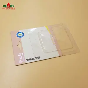 Custom cheap slide blister package for silicon products in Shenzhen, PVC silicon product packaging
