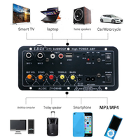 Carte d'amplificateur de puissance de classe D Fervit ZY-D9088 pour mini-enceintes domestiques et module audio stéréo HIFI pour téléviseurs intelligents