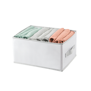 Drawer Organizer Foldable Closet Dividers Nylon Pants Shirts Jeans Clothes Storage Box Fabric Dresser