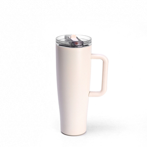 Wholesale Custom Stainless Steel Tumbler with Handle <b>Straw</b> <b>Lid</b> Double Wall Vacuum Insulated Large Travel <b>Cup</b> - Product Image 4