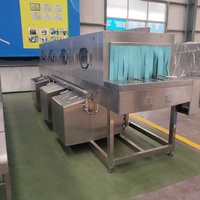 Commerciële manden- en krattenreinigingsmachine, hogedrukreiniger voor fruit- en groenteverwerkingsbedrijven en slachthuizen