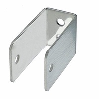 Support de connexion métallique en acier inoxydable, 60 pièces, différentes formes, Angle personnalisé en L U Z