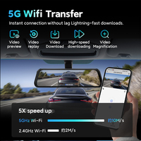 Caméra embarquée AI 4K avant et arrière avec WiFi, GPS, ADAS, assistance au conducteur, vision nocturne Sony 678, capteur G, enregistrement en boucle pour voitures