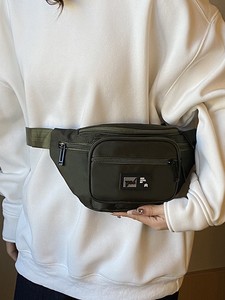 กระเป๋าคาดเอวแบบสะพายข้างสำหรับผู้ชาย ดีไซน์ใหม่ ขายดี ป้องกันการโจรกรรม สายรัดแบบซิป วัสดุไนลอน น้ำหนักเบา - Product Image 5