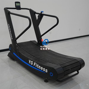 YG-T011 Commercial Gym Use Manual Gym Air Runner <strong>Non</strong>-<strong>motorized</strong> Self-generating Curved <strong>Treadmill</strong> - Product Image 1