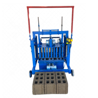 Machine à fabriquer des blocs de béton mobiles de 6 pouces pour briques autobloquantes et pavés