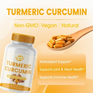 OEM ODM Vente en gros de suppléments d'extrait de curcuma, capsules de curcuma et de curcumine - Product Image 4