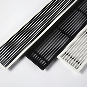 <span class=keywords><strong>Grille</strong></span> de <span class=keywords><strong>ventilation</strong></span> <span class=keywords><strong>rectangulaire</strong></span> en alliage d'aluminium moderne haut de gamme, personnalisée en usine, pour CVC, <span class=keywords><strong>grille</strong></span> de <span class=keywords><strong>ventilation</strong></span> linéaire 4x10 - Product Image 2