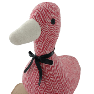 Cute Pink Herringbone <strong>Duck</strong> <strong>Door</strong> <strong>Stop</strong> Decorative Fabric Animal <strong>Door</strong> <strong>Stop</strong> Home Decoration Animal <strong>Duck</strong> <strong>Door</strong> Stopper - Product Image 6
