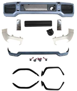 Parachoques Delantero GUGO W463 G500 G65 para <span class=keywords><strong>Mercedes</strong></span>-Benz <span class=keywords><strong>Clase</strong></span> G W463 G500 G65 2003-2018, Ensamblaje de Parachoques Delantero con Ajuste Preciso - Product Image 2