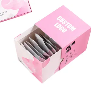 कस्टम चाय बैग स्लाइड आउट पेपर पैकेजिंग बॉक्स लोगो चाय बॉक्स कस्टम दराज पैकेजिंग के साथ अनुकूलित