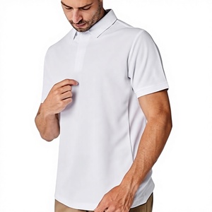 T-shirt jaune 100 % polyester pour homme – Motif tricoté brodé, respirant, confortable, décontracté, avec poche pour usage quotidien - Product Image 3