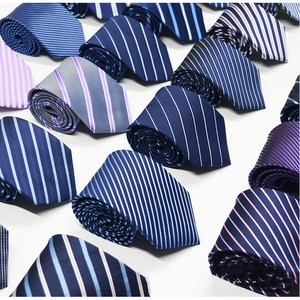 Cravate de cérémonie en tissu rayé pour <span class=keywords><strong>homme</strong></span>, cravate Ascot de loisirs, cravate irlandaise standard tissée de luxe, cravate de graduation, <span class=keywords><strong>costume</strong></span> d'affaires - Product Image 1