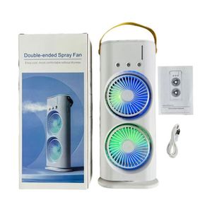 Ventilateur Brumisateur Oscillant Blanc 2025, Rechargeable USB, Grande Capacité 600ml, Réservoir d'Eau en Plastique ABS, Portable et Moderne pour Bureau - Product Image 6